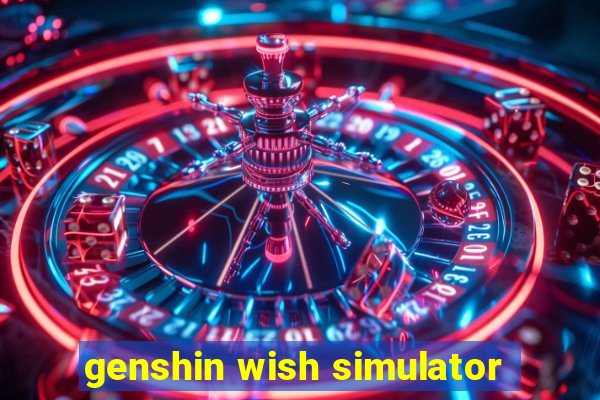 genshin wish simulator